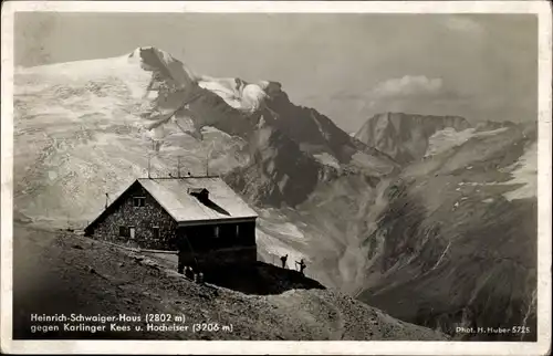 Ak Kaprun in Salzburg, Heinrich Schwaiger Haus, Karlinger Kees, Hocheiser