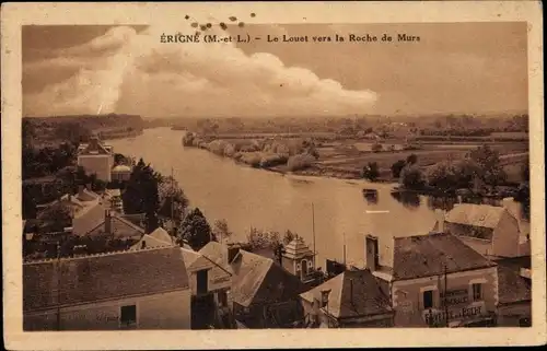 Ak Erigné Maine et Loire, Le Louet vers la Roche de Murs