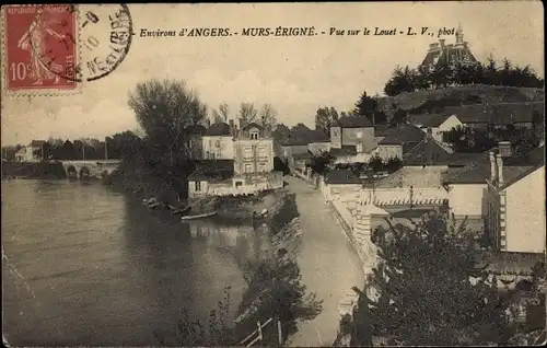 Ak Mûrs Erigné Maine et Loire, Vue sur le Louet