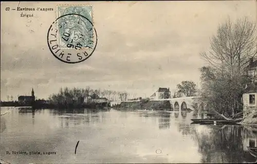 Ak Erigné Maine et Loire, Flusspartie