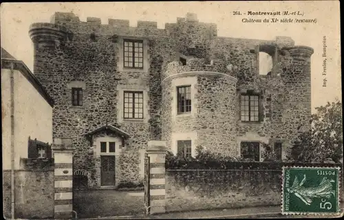 Ak Montrevault Maine et Loire, Le Chateau