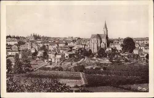 Ak Montrevault Maine et Loire, Vue generale