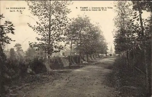 Ak Vassy Calvados, L'entree de la Ville cote de la route de Vire