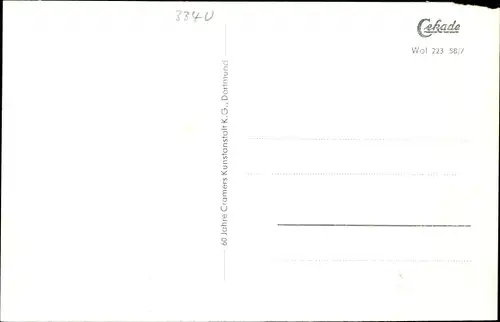 Ak Wolfenbüttel in Niedersachsen, Partie am Stadtgraben