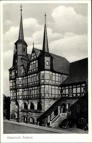 Ak Duderstadt im Eichsfeld, Rathaus