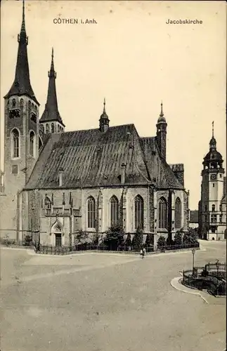 Ak Köthen in Anhalt, Jacobskirche
