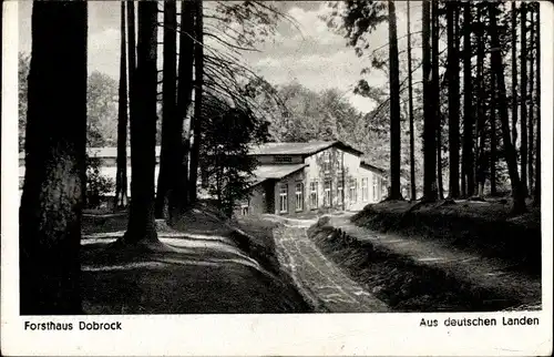 Ak Dobrock Wingst in Niedersachsen, Forsthaus