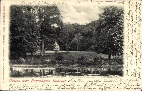 Ak Dobrock Wingst in Niedersachsen, Forsthaus