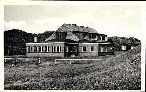 Ak Insel Baltrum in Ostfriesland, BK Heim, Jugendherberge