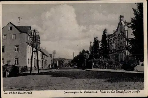Ak Wallmerod im Westerwald, Blick in die Frankfurter Straße
