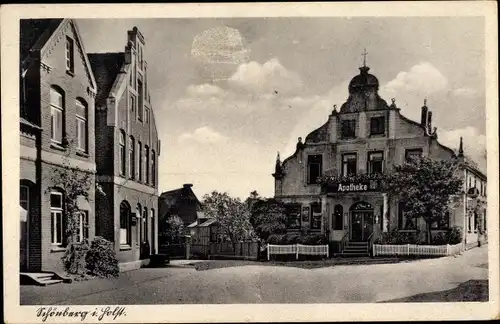 Ak Ostseebad Schönberg in Holstein, Straßenpartie, Apotheke