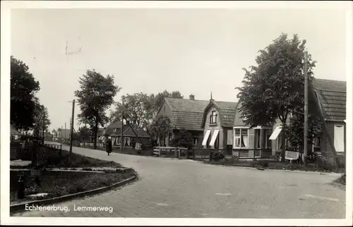 Ak Echtenerbrug Friesland Niederlande, Lemmerweg