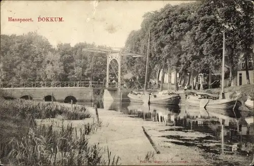 Ak Dokkum Dongeradeel Friesland Niederlande, Hanspoort