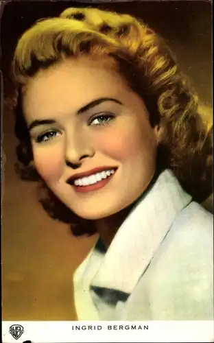 Ak Schauspielerin Ingrid Bergman, Portrait