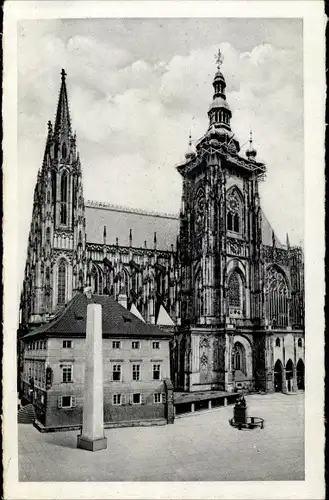 Ak Praha Prag Tschechien, St. Veitsdom