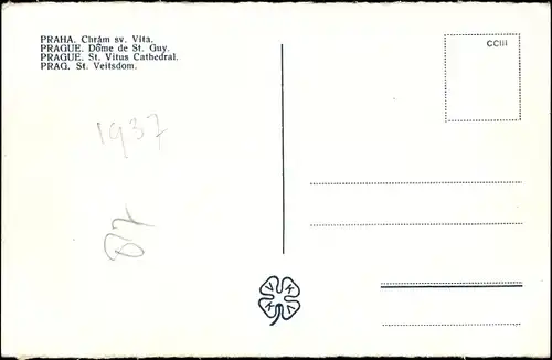 Ak Praha Prag Tschechien, St. Veitsdom