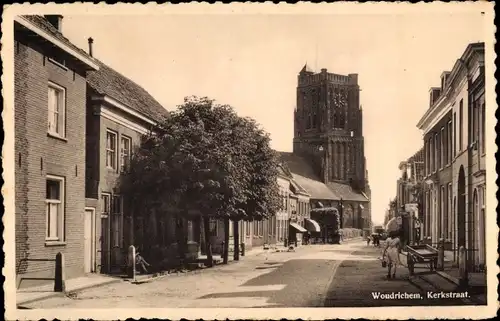 Ak Woudrichem Nordbrabant Niederlande, Kerkstraat