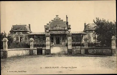 Ak Berck Plage Pas de Calais, Cottage des Dunes