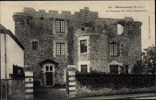 Ak Montrevault Maine et Loire, Le Chateau