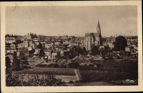 Ak Montrevault Maine et Loire, Vue Generale