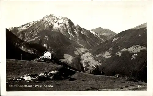 Ak Brandberg im Zillertal in Tirol, Steinerkogelhaus