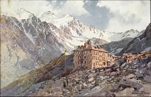 Ak Stubai Tirol, Nürnberger Hütte