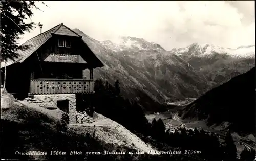 Ak Mallnitz in Kärnten, Oswaldhütte, Hannoverhaus