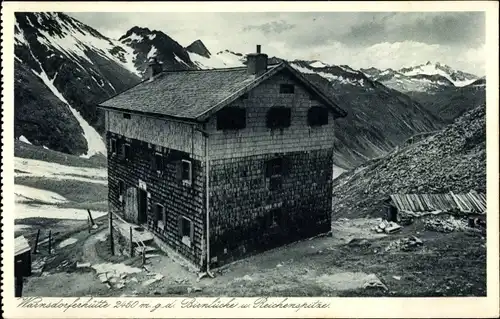 Ak Krimml in Salzburg, Warnsdorfer Hütte, Reichenspitze