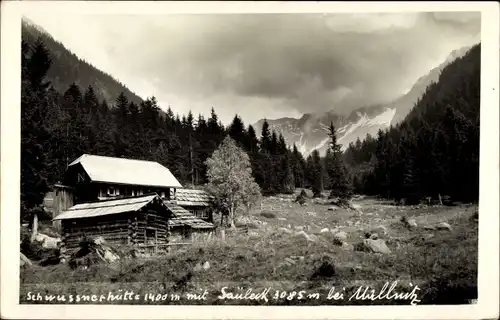 Ak Mallnitz in Kärnten, Schwussner Hütte