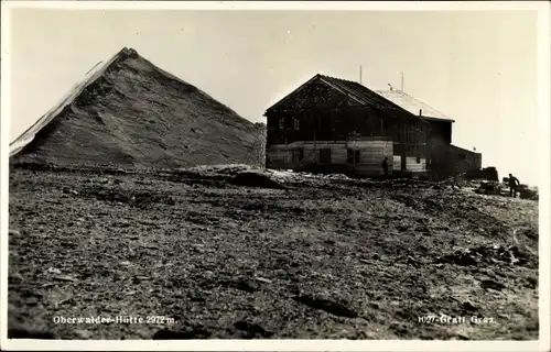 Ak Heiligenblut am Großglockner in Kärnten, Oberwalder Hütte