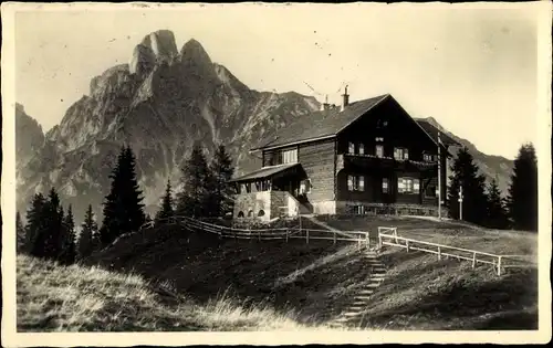 Ak Johnsbach Steiermark, Mödlinger Hütte, Reichenstein