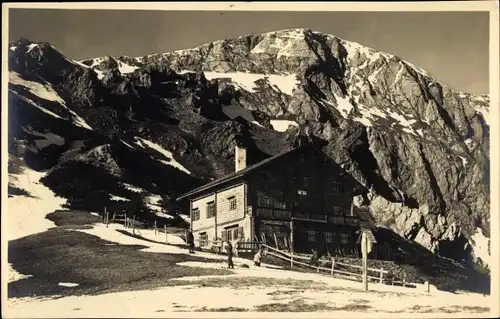Ak Salzburg Österreich, C. v. Stahlhaus, Torrenerjoch, Schutzhütte