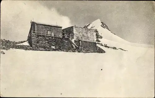 Ak Heiligenblut am Großglockner in Kärnten, Erzherzog Johann Hütte