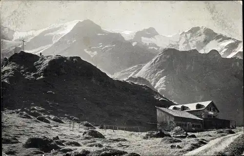 Ak Salzburg in Österreich, Orglerhütte, Wasserfallboden