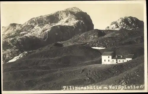 Ak Tschagguns in Vorarlberg, Tilisunahütte, Weißplatte