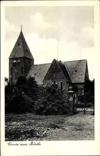 Ak Riede in Niedersachsen, Kirche