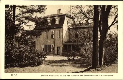 Ak Jena in Thüringen, Schillers Gartenhaus