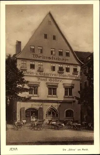 Ak Jena in Thüringen, Die Göhre am Markt