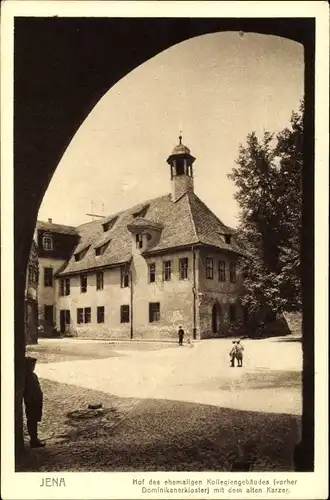 Ak Jena, Hof des ehemaligen Kollegiengebäudes, Kloster