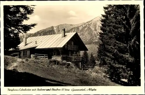 Ak Gunzesried Blaichach im Allgäu, Berghaus Edenhofer