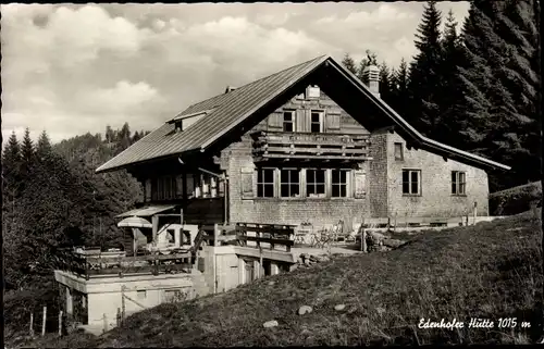 Foto Ak Gunzesried Blaichach, Blick auf Edenhofer Hütte