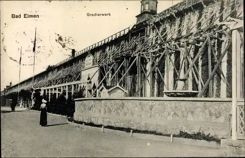 Ak Bad Elmen Salzelmen Schönebeck an der Elbe, Gradierwerk