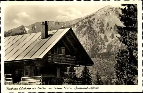 Ak Gunzesried Blaichach im Allgäu, Berghaus Edenhofer