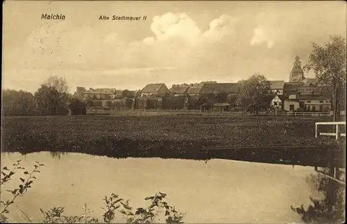 Ak Malchin in Mecklenburg, Alte Stadtmauer