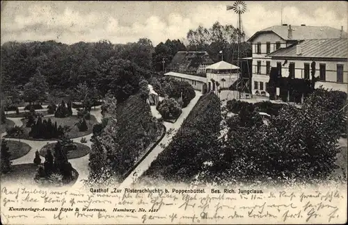 Ak Hamburg Wandsbek Poppenbüttel, Gasthof zur Alsterschlucht