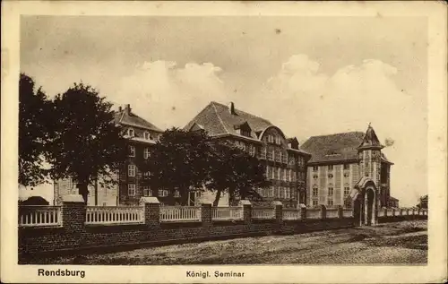 Ak Rendsburg in Schleswig Holstein, Königliches Seminar