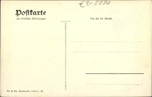 Ak Lohr am Main Unterfranken, Sanatorium Luitpoldheim