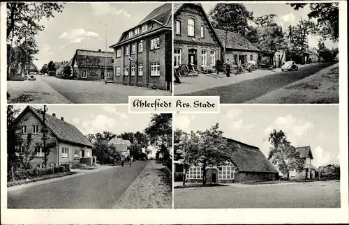 Ak Ahlerstedt Kreis Stade in Niedersachsen, Ortsansichten