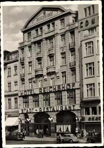 Ak Hamburg Mitte Altstadt, Hotel Reichshof, Restaurant