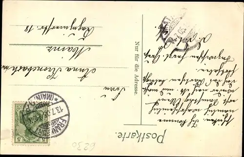 Ak Höchst Frankfurt am Main, Kreishaus